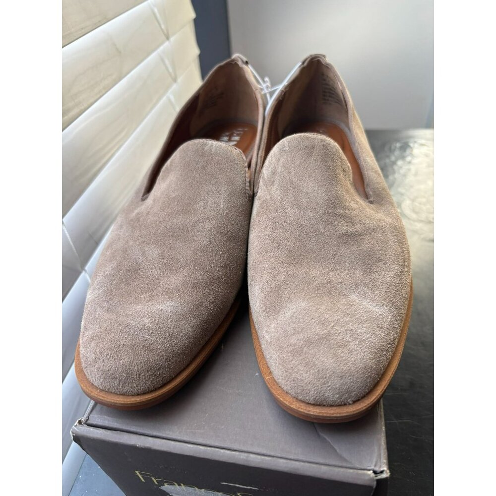 Franco Sarto JEENA Loafer Women's Genuine Suede Leather Shoes COCCO Size 10 EU41